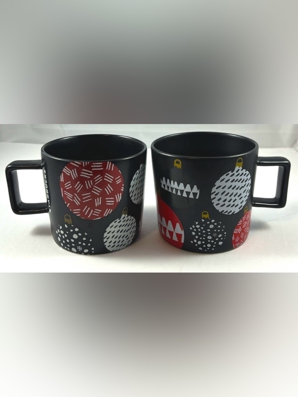 STARBUCKS HOLIDAY ORNAMENT MUGS (2016)***